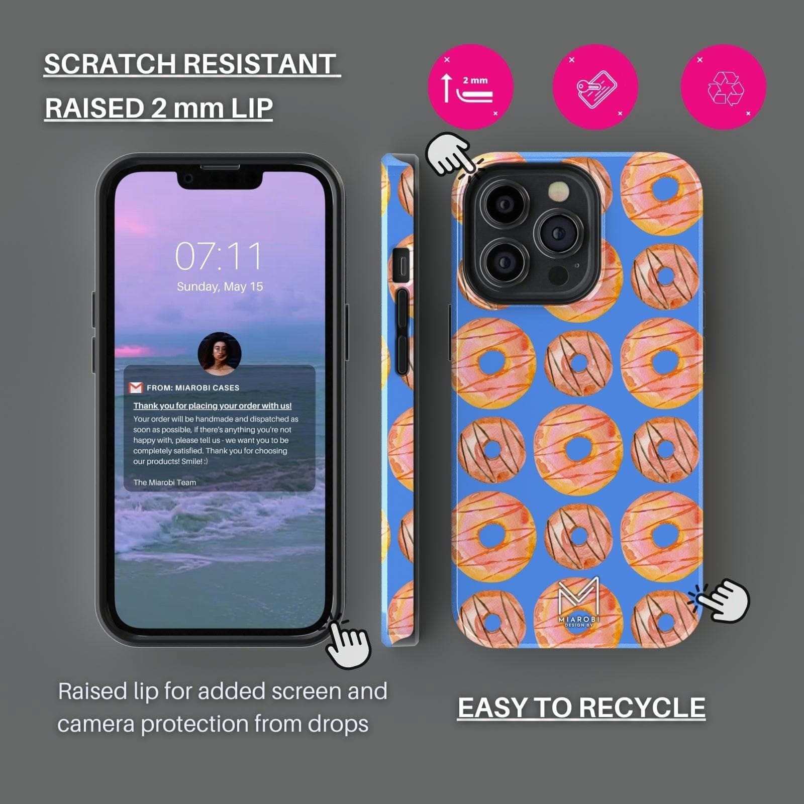 Traditional Glazed Phone Case - Miarobi Design By