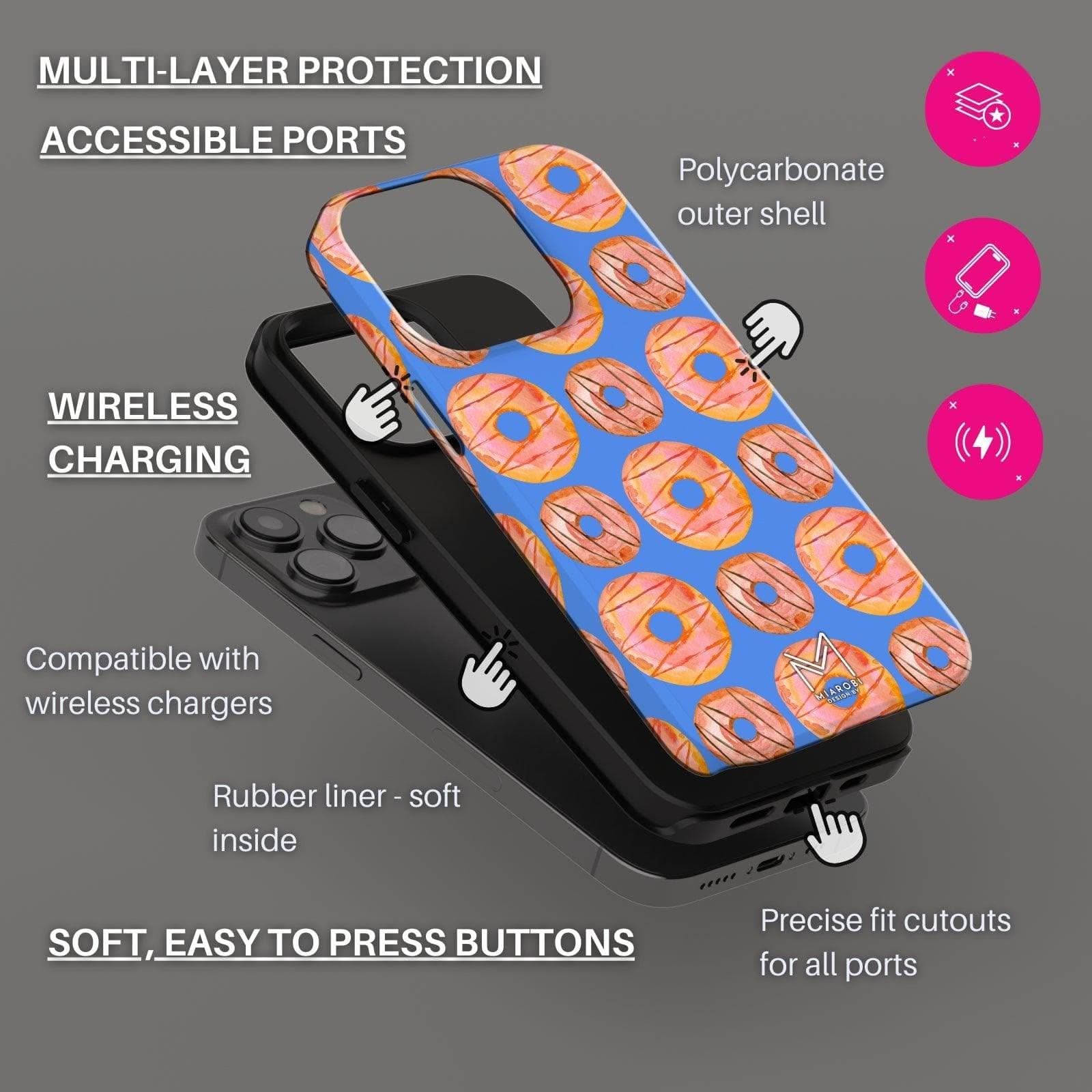 Traditional Glazed Phone Case - Miarobi Design By
