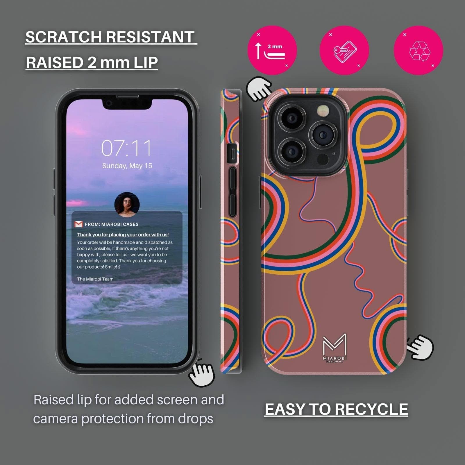 Twisted Candy Phone Case - Miarobi Design By