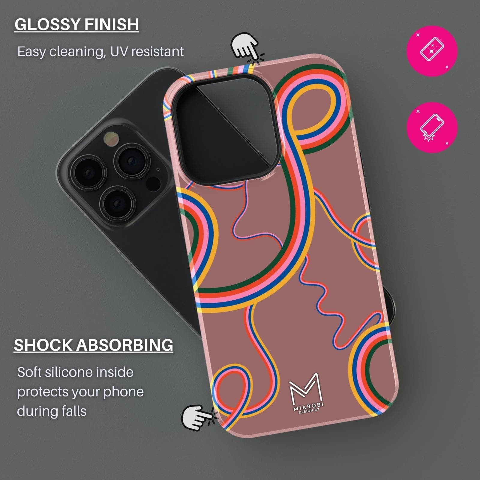 Twisted Candy Phone Case - Miarobi Design By