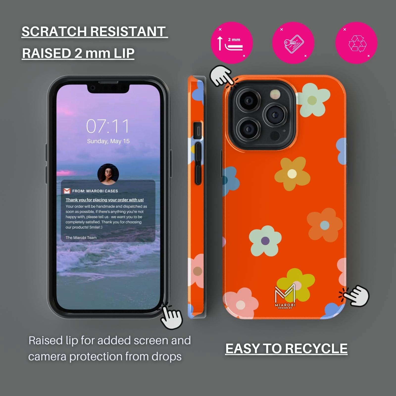 Wild Flowers Phone Case - Miarobi Design By