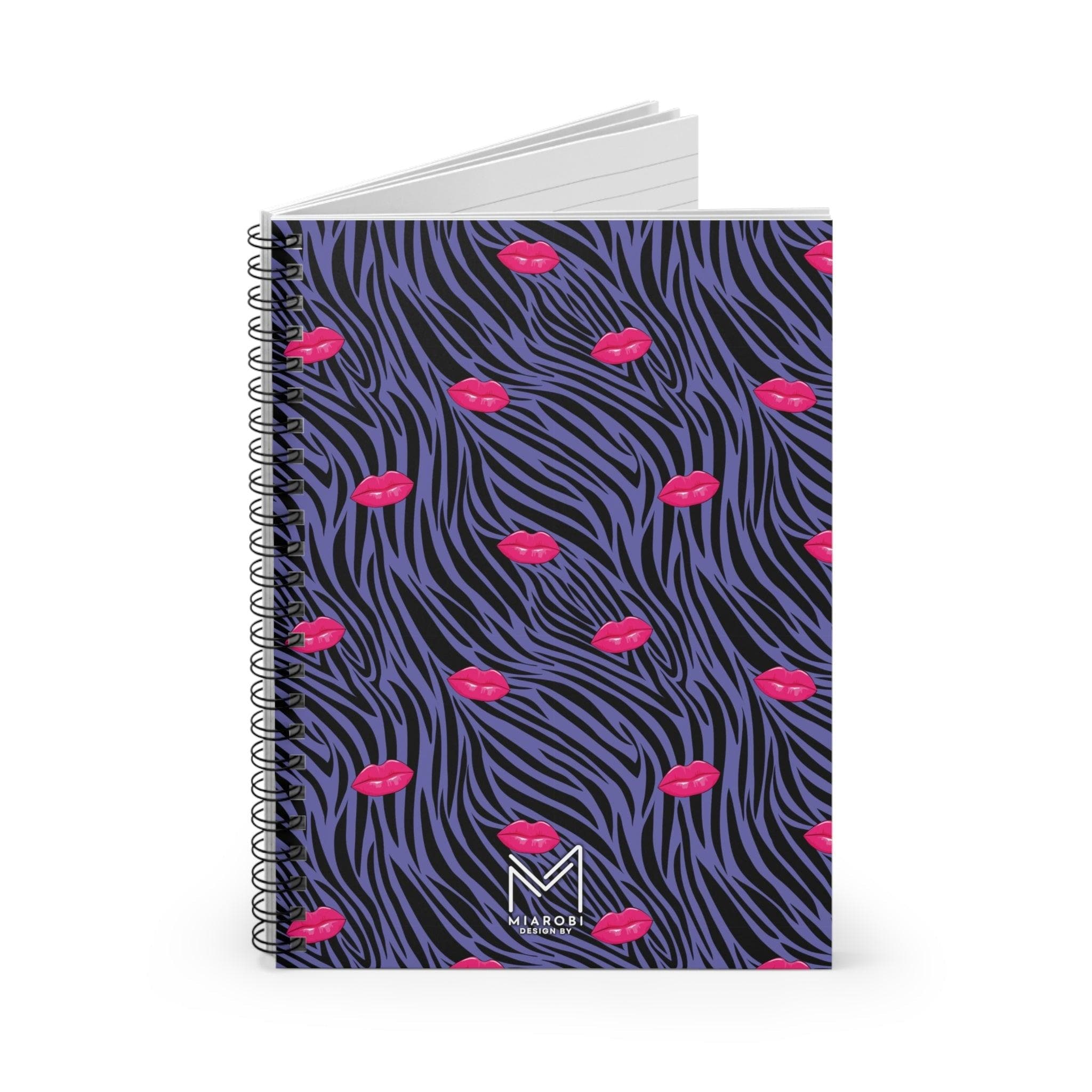 Wild Thing Inner Zebra Spiral Notebook - Miarobi Design By