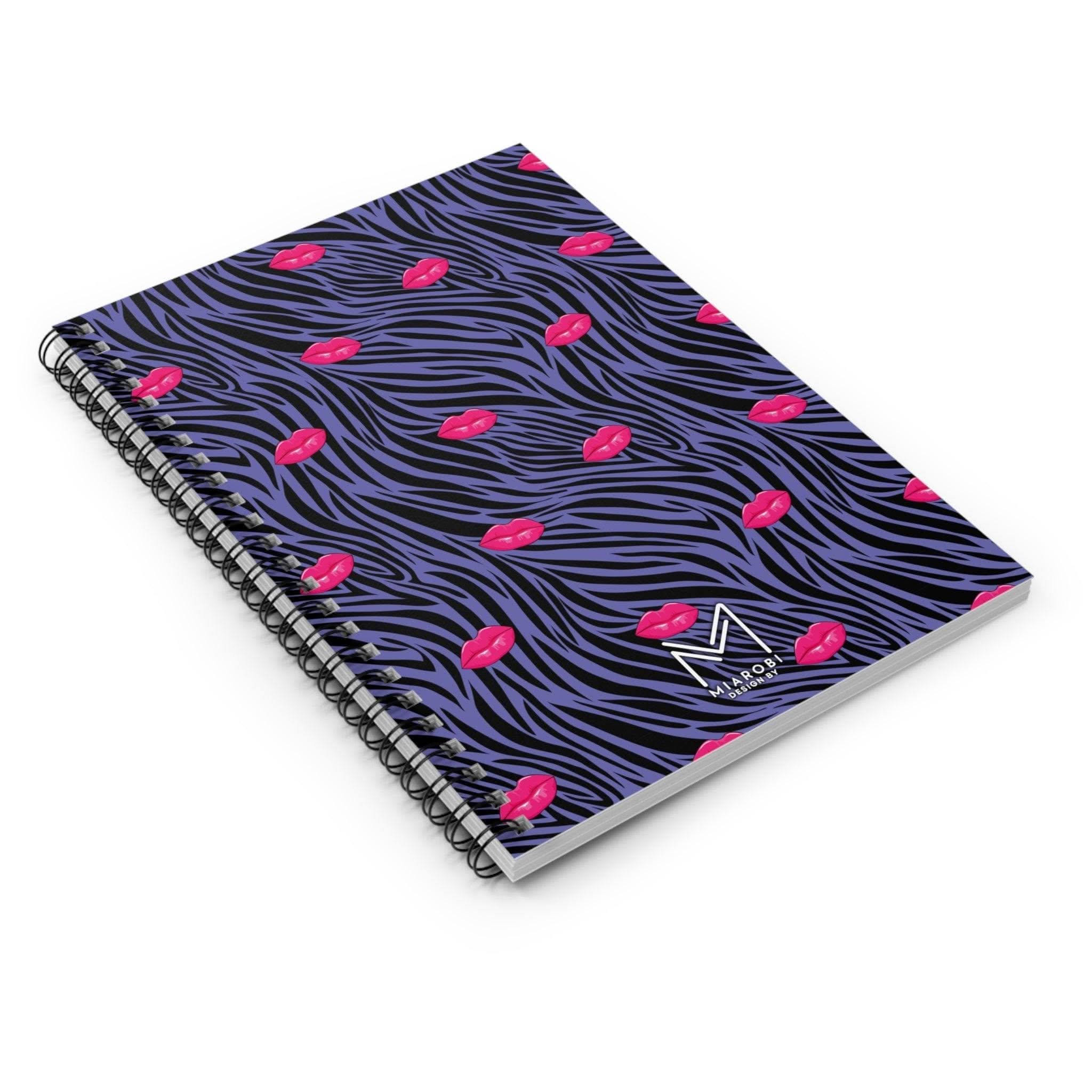 Wild Thing Inner Zebra Spiral Notebook - Miarobi Design By
